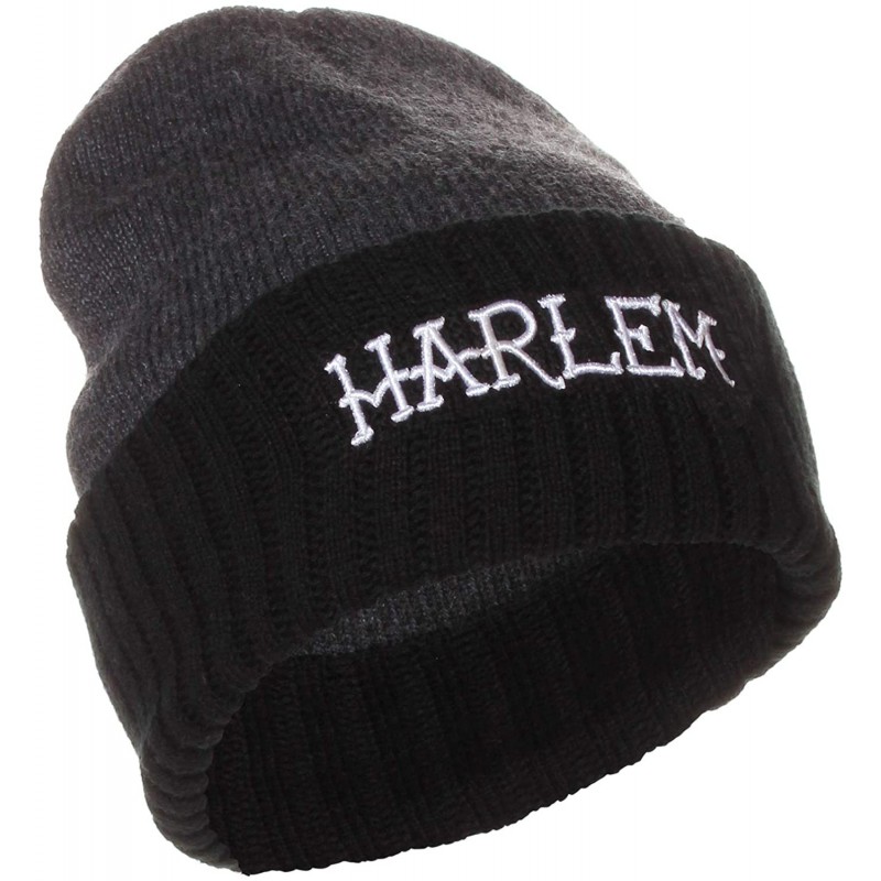 Skullies & Beanies Unisex USA Cities Knit Hat Cap Beanie - Harlem - CQ12NGGK1RY $9.21