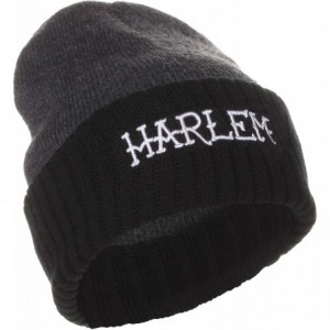Skullies & Beanies Unisex USA Cities Knit Hat Cap Beanie - Harlem - CQ12NGGK1RY $9.21