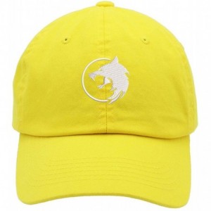 Baseball Caps Gwynbleidd Logo Embroidered Low Profile Soft Crown Unisex Baseball Dad Hat - Vc300_yellow - CI18W8ZR9KE $32.79
