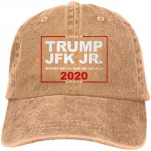 Baseball Caps Trump JFK Jr Adjustable Baseball Caps Denim Hats Cowboy Sport Outdoor - Natural - CY18W5QKXK6 $19.72