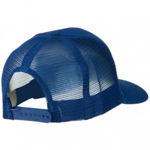 Baseball Caps 82nd Airborne Military Patched Mesh Cap - Royal - C511Q3SPCWV $24.03