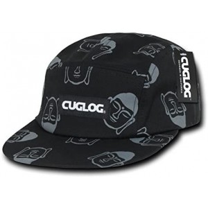 Baseball Caps 5 Panel Buddha Racer Cap - Black - CI11CMDUNEN $14.98