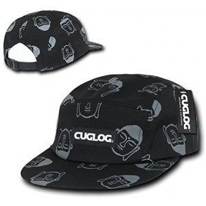 Baseball Caps 5 Panel Buddha Racer Cap - Black - CI11CMDUNEN $14.98