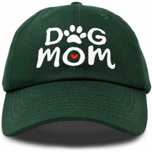 Baseball Caps Dog Mom Baseball Cap Women's Hats Dad Hat - Dark Green - C218K6TZK30 $9.17