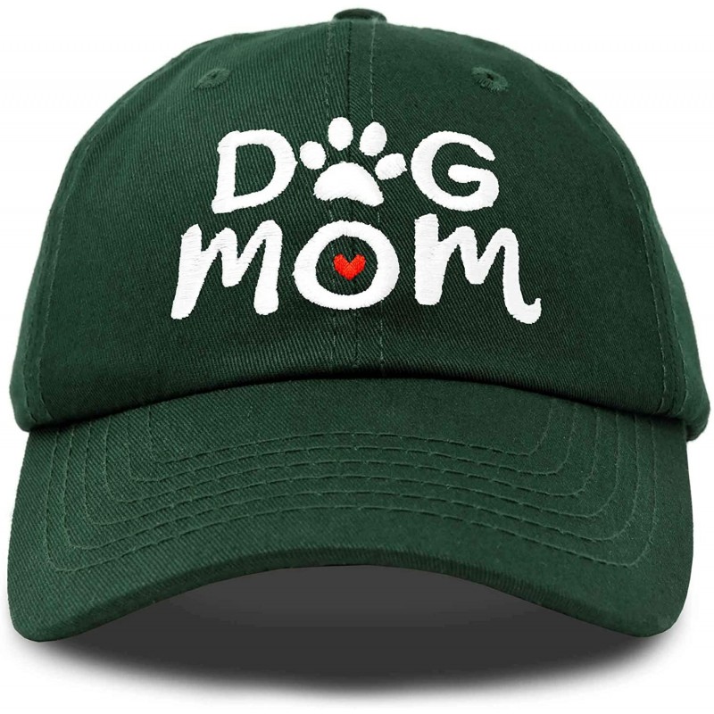 Baseball Caps Dog Mom Baseball Cap Women's Hats Dad Hat - Dark Green - C218K6TZK30 $9.17