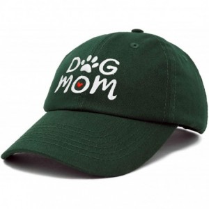 Baseball Caps Dog Mom Baseball Cap Women's Hats Dad Hat - Dark Green - C218K6TZK30 $9.17