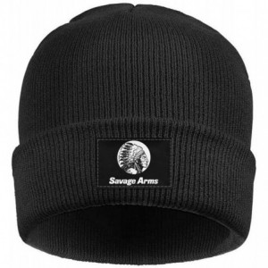 Skullies & Beanies Unisex Knit Hat Fishing-Master-Baiter-Hook- Warm Black Sport Watch Cap - Savage Arms Company - CT19298K9ED...