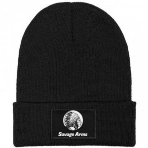 Skullies & Beanies Unisex Knit Hat Fishing-Master-Baiter-Hook- Warm Black Sport Watch Cap - Savage Arms Company - CT19298K9ED...