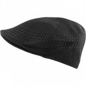 Newsboy Caps Light Weight Classic Mesh Newsboy Ivy Gatsby Cabbie Golf Hat Cap - Black - CW1869360O9 $9.39