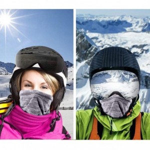 Balaclavas Summer Neck Gaiter Face Scarf/Neck Cover/Face Cover for Running Hiking Cycling - Gray - CF18HCUML52 $11.34