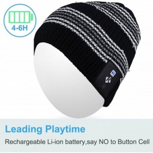 Skullies & Beanies Light Up Beanie Hat Stylish Unisex LED Knit Cap for Indoor and Outdoor - Lb003-black-string - C4186LC0T60 ...