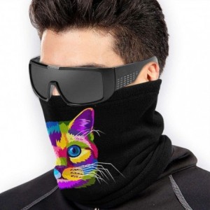 Balaclavas Face Mask Custom Colorful Cat Style 3D Seamless Half Face Bandanas Balaclava (style11) - Style11 - CN197ZZZ34G $17.93