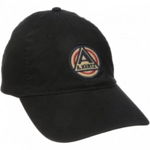 Baseball Caps Men's Akurtz Patch Flex Baseba - Black - CZ1850RLZER $11.54