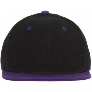 Baseball Caps Vintage Snapback Cap Hat - Black/Purple - CS116MYW89L $8.70