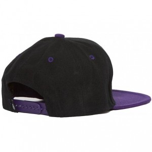 Baseball Caps Vintage Snapback Cap Hat - Black/Purple - CS116MYW89L $8.70