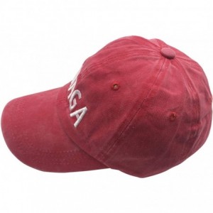 Baseball Caps Unisex Make America Great Again Hat- USA MAGA Cap Adjustable Baseball Hats - 002 Maga Red - CH18RT82KN0 $11.05