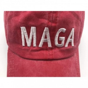 Baseball Caps Unisex Make America Great Again Hat- USA MAGA Cap Adjustable Baseball Hats - 002 Maga Red - CH18RT82KN0 $11.05