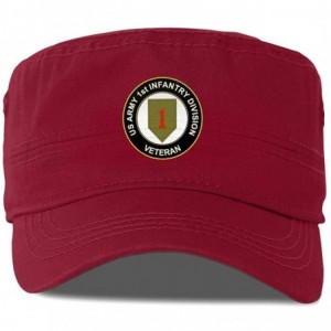 Baseball Caps US Army Veteran 1st Infantry Division Man's Classics Cap Women's Fashion Hat Chapeau - Red - CP18AK5TO7S $12.22