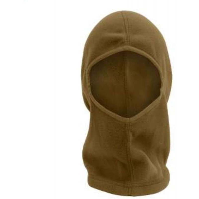 Balaclavas Micro Fleece Low Profile Adjustable Baseball Caps Beanie Balaclava Neck Gaiters - Balaclava Coyote Brown - CI1953G...