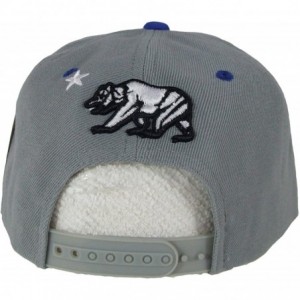 Baseball Caps California Snapbacks - Grey / Royal - CA119Z3MHSN $15.77