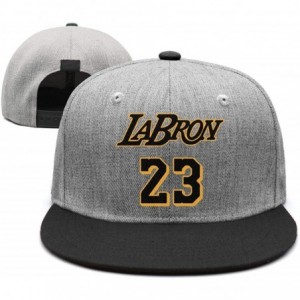 Skullies & Beanies La-bron-23_Funny_Logo Mens Adjustable Fashion mesh Snapback Hat - Balack Labron 23-6 - C418N75ELRR $20.65