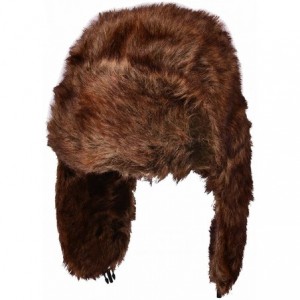 Bomber Hats Earflap Hat Winter Faux Fur Trapper Ski Hats Womens Girls Mens Multi Styles - Faux Fur - Red Brown - CE11O89L4V5 ...