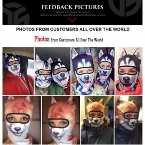 Balaclavas 3D Stand Ears Animal Balaclava Face Mask for Music Festivals- Raves- Ski- Halloween- Party Outdoor Activities - CT...