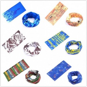 Headbands Multi Purpose Balaclava Motorcycling Activities - 12PCS.Painting - CE186Q30K6X $24.73