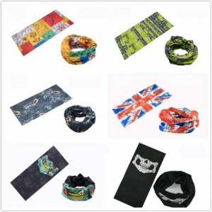 Headbands Multi Purpose Balaclava Motorcycling Activities - 12PCS.Painting - CE186Q30K6X $24.73