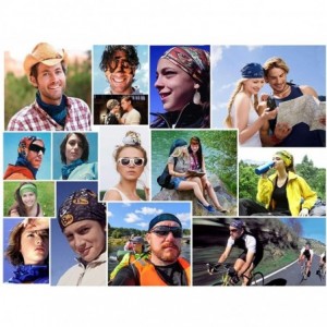 Headbands Multi Purpose Balaclava Motorcycling Activities - 12PCS.Painting - CE186Q30K6X $24.73