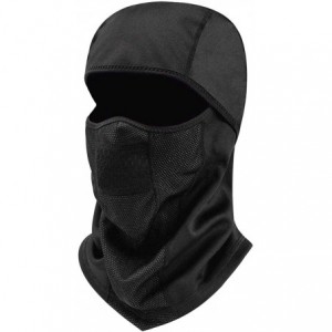 Balaclavas Winter Windproof Waterproof Face Mask Balaclava Ski Mask Cold Weather Gear - Style-2 Black - CW18IH37929 $32.27