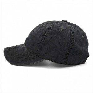 Baseball Caps Vintage Jeans Dad Hat Mesh Hat Adjustable Baseball Cap Trucker Hat Sports Black - Maga - CD18Q8Q3GGY $10.47