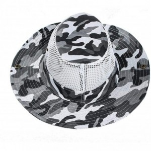 Sun Hats Men Summer Outdoor Sun Protection Military Camo Fishing Boonie Hat Mountaineering Hat Sun Hats - Gray - CB18TKG5E2Y ...