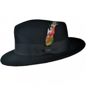 Fedoras C-Crown Fedora-Crushable - Black - CF1147GNB7J $36.03