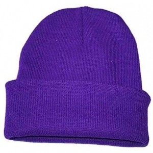 Newsboy Caps Unisex Classic Knit Beanie Women Men Winter Leopard Hat Adult Soft & Cozy Cute Beanies Cap - Purple C - CU192R5U...