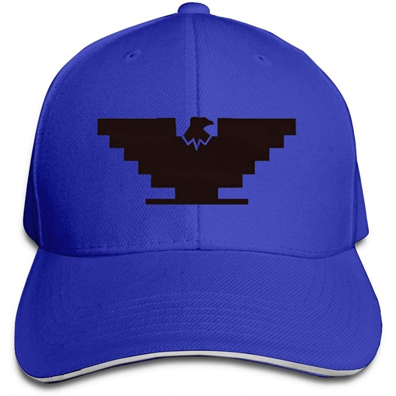 Baseball Caps Unisex Baseball Cap Aztlan Huelga Bird Dad Hat Adjustable - Blue - CP18X075DI5 $12.94