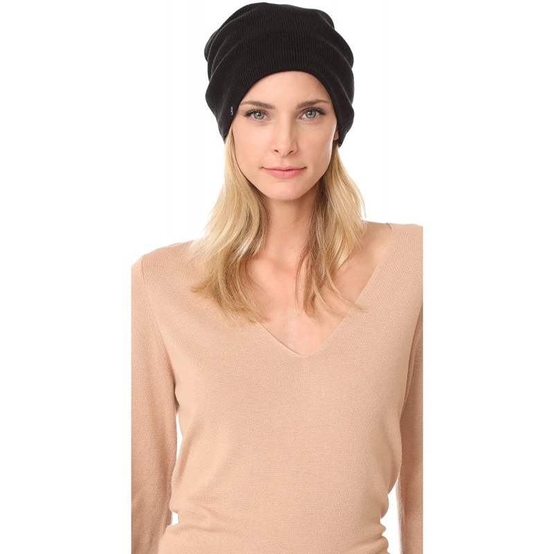 Sun Hats Women's Barca Slouchy Fleece Lined Hat - Black - C911LSW8LQV $47.07