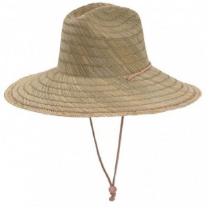 Sun Hats Classic Summer Protective Lifeguard Natural Straw Beach Sun Hat - Sw3670 - CP18DYQHTLQ $46.17