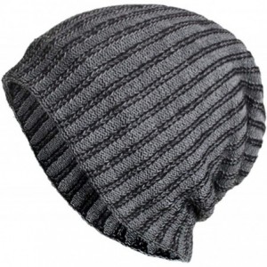 Skullies & Beanies Women's Solid Color Wool Knit Hats Earmuffs Parent-Child Caps - Gray6 - CW18I6ALLT4 $9.59