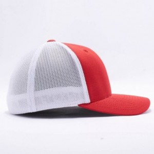 Baseball Caps 6-Panel Trucker Cap (6511) - Red/White - CQ12CLUJTN7 $12.12
