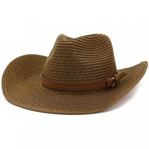Sun Hats Unisex Sunshade Cap- Summer Outdoor Travel Western Cowboy Hat Casual Solid Mongolian Hat Grassland Visor - C218W6RM8...