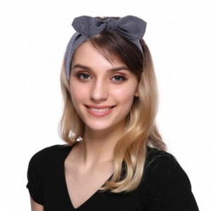 Cold Weather Headbands Headband Fashion Running Athletic Knotted - 6Pcs Solid Colors Headbands - C518ZTK0UOX $15.01