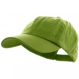 Baseball Caps Low Profile Dyed Cotton Twill Cap - Apple Green - CY112GBSNPR $19.08