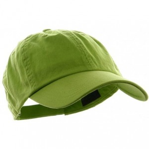 Baseball Caps Low Profile Dyed Cotton Twill Cap - Apple Green - CY112GBSNPR $11.35