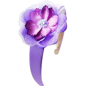 Headbands Sophie Girls Silk Flower Arch Headband - Purple - C71159OVTYZ $7.50