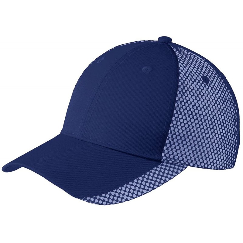 Skullies & Beanies Port Authority?C923 Two Color Mesh Back Cap - Royal/White - CN17YTWDCTE $8.45