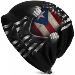 Skullies & Beanies Unisex Beanie Puerto American Winter - CZ18A87RIRQ $27.16