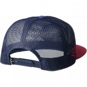 Baseball Caps Men's Badge Snapback Hat - Navy/Red - CP18RS36WCY $28.40