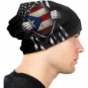 Skullies & Beanies Unisex Beanie Puerto American Winter - CZ18A87RIRQ $27.16