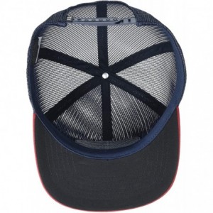 Baseball Caps Men's Badge Snapback Hat - Navy/Red - CP18RS36WCY $28.40